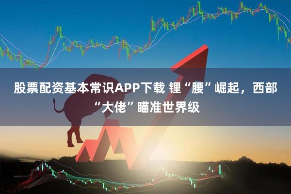 股票配资基本常识APP下载 锂“腰”崛起，西部“大佬”瞄准世界级